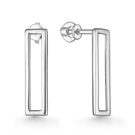 Серебряные cерьги пусеты (гвоздики)