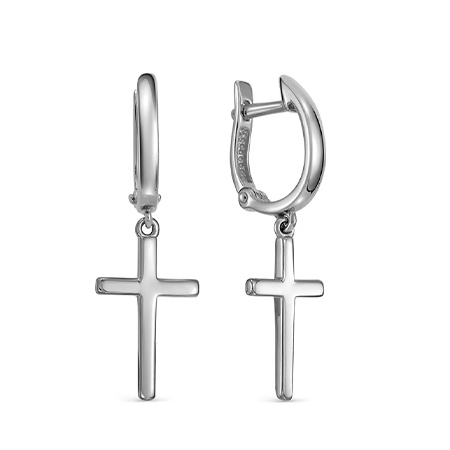 Серебряные cерьги висячие