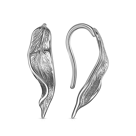 Серебряные cерьги классические