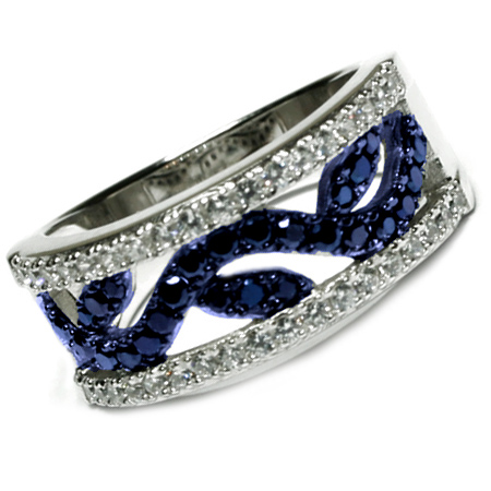 Серебряное кольцо с корундом