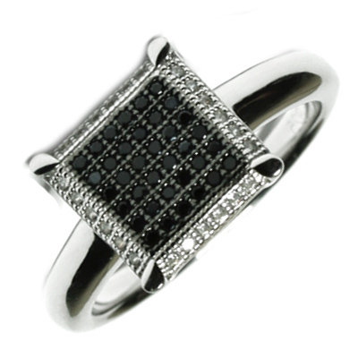 Серебряное кольцо с фианитом